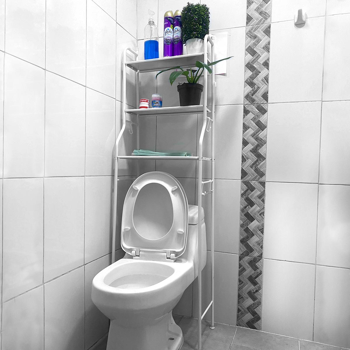 Miniatura 7 de Organizador Baño Estante Inodoro 8813